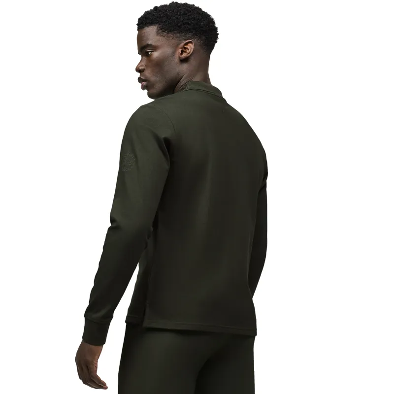 Tommy Hilfiger Erwin Mens Long Sleeve Polo Shirt - Pine -2