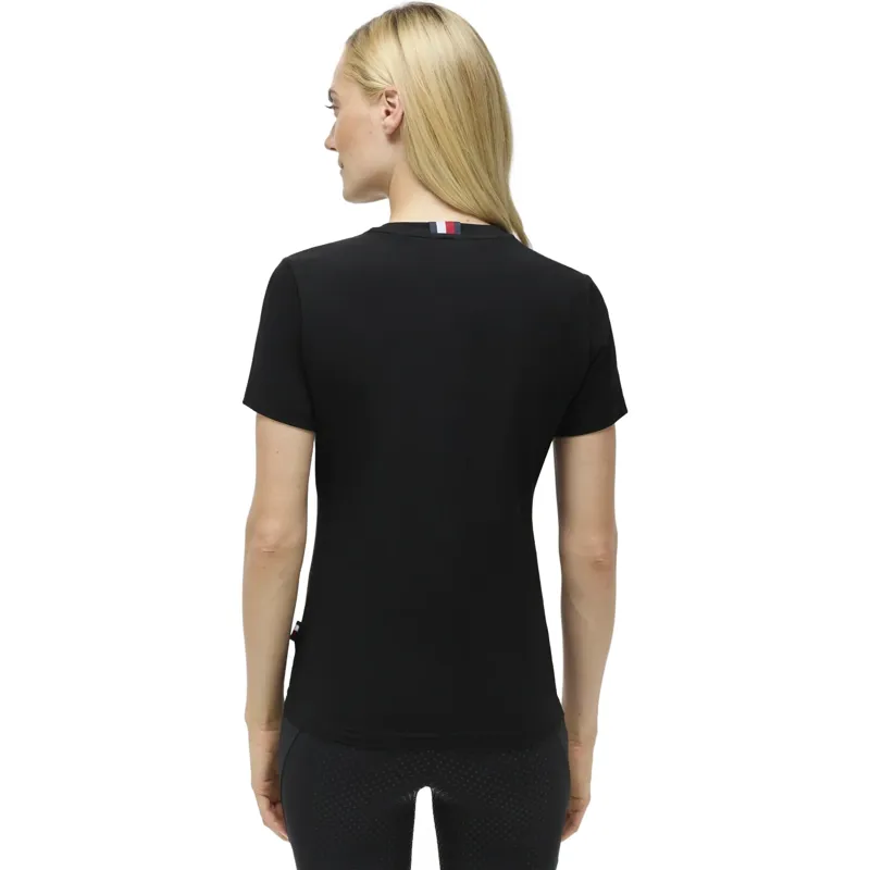 Tommy Hilfiger Malibu Rhinestone Womens T-Shirt - Black Pre-Order-1