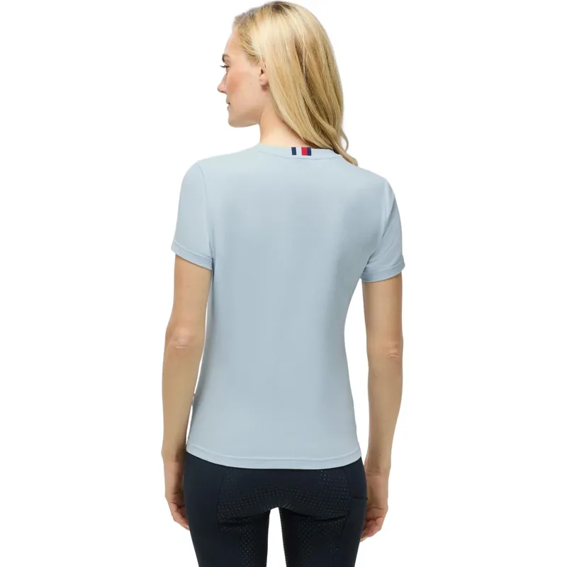 Tommy Hilfiger Malibu Rhinestone Womens T-Shirt - Sweet Blue Pre-Order-1