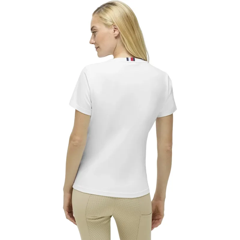 Tommy Hilfiger Malibu Rhinestone Womens T-Shirt - Optic White Pre-Order-2