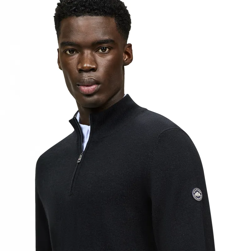 Tommy Hilfiger Oakfield Mens 1/4 Zip Sweater - Desert Sky-3