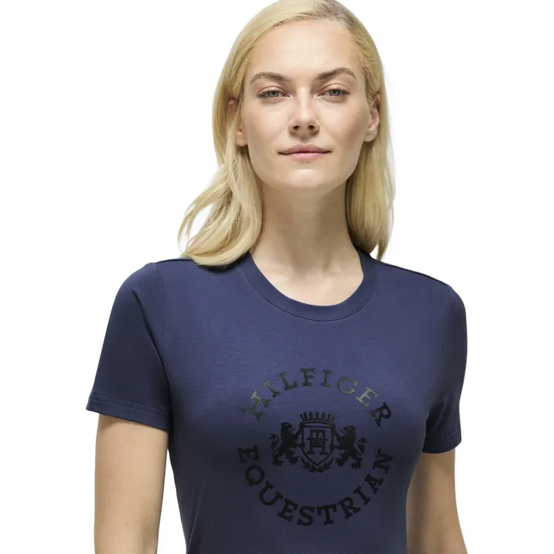 Tommy Hilfiger Pasadena Womens T-Shirt - Faded Indigo Pre-Order-3