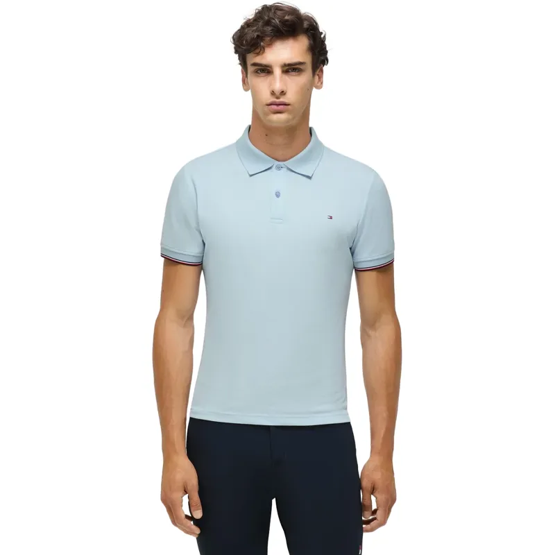 Tommy Hilfiger Pique Mens Polo Shirt - Sweet Blue Pre-Order-1