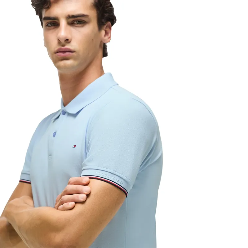 Tommy Hilfiger Pique Mens Polo Shirt - Sweet Blue Pre-Order-5