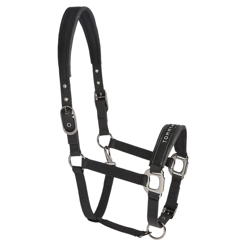 Tommy Hilfiger Yale Shine Headcollar and Leadrope Set - Black Pre-Order-2