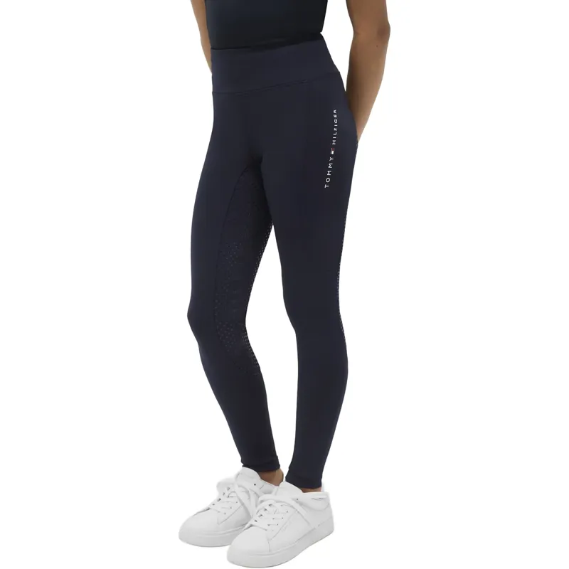 Tommy Hilfiger Devon Junior Full Grip Riding Tights - Desert Sky Pre-Order