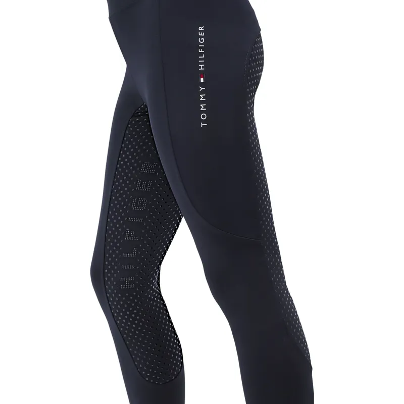 Tommy Hilfiger Devon Junior Full Grip Riding Tights - Desert Sky Pre-Order-5