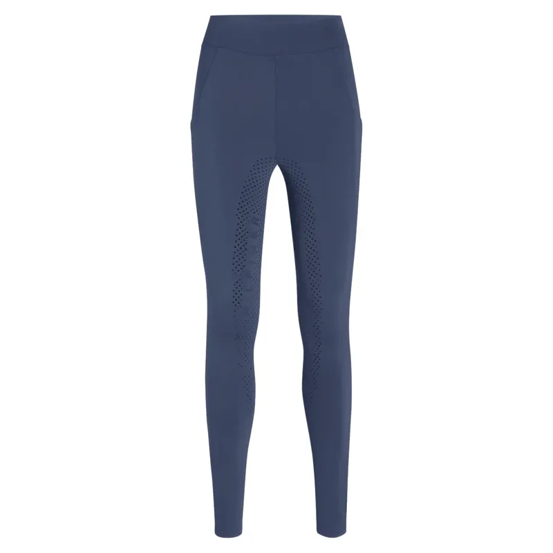 Tommy Hilfiger Amber Full Grip Womens Riding Tights - Faded Indigo Pre-Order-2