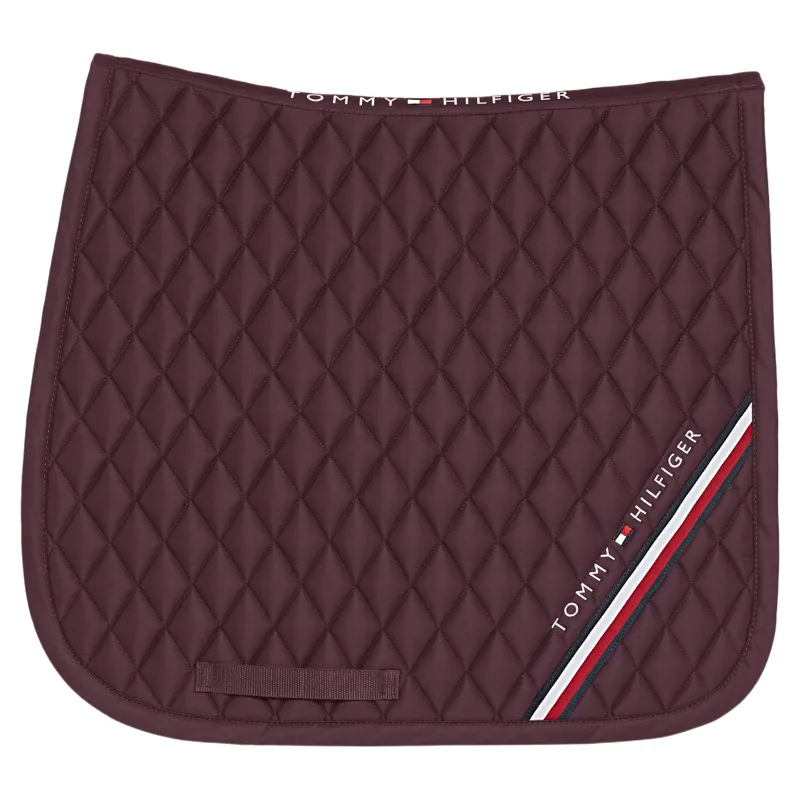 Tommy Hilfiger Stanford Dressage Saddlecloth - Deep Burgundy Pre-Order-1