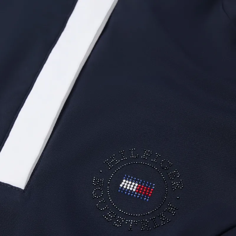 Tommy Hilfiger Taylor Womens Rhinestone Show Shirt - Desert Sky-5