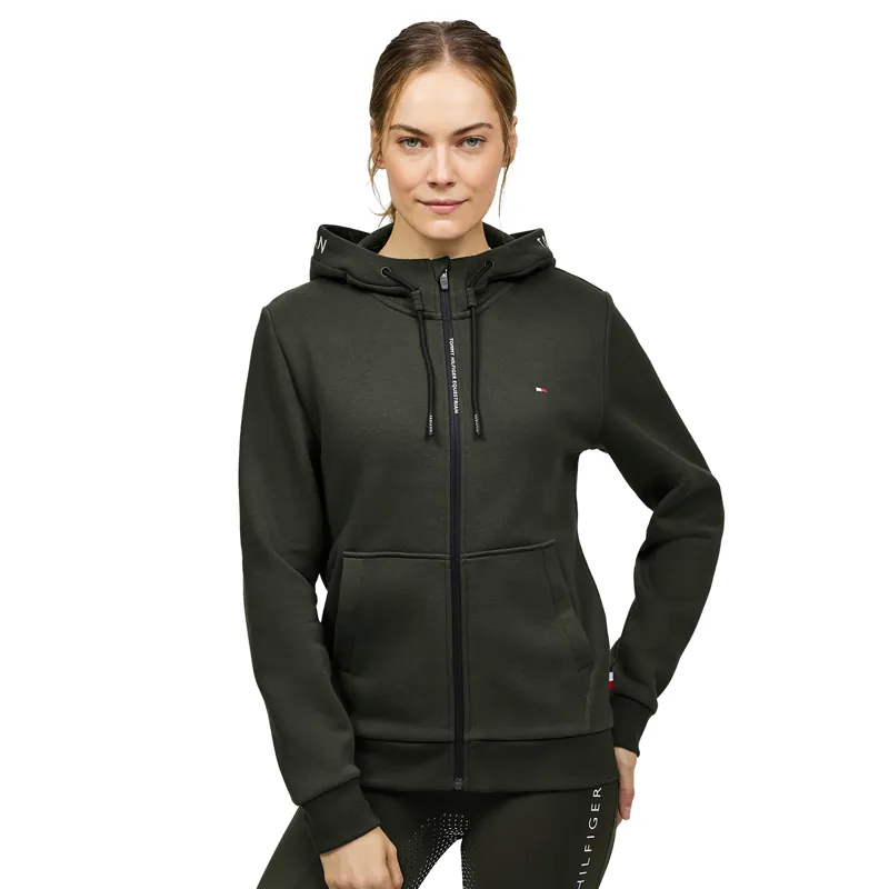 Tommy Hilfiger Union Unisex Zip-Up Hoodie - Pine-1