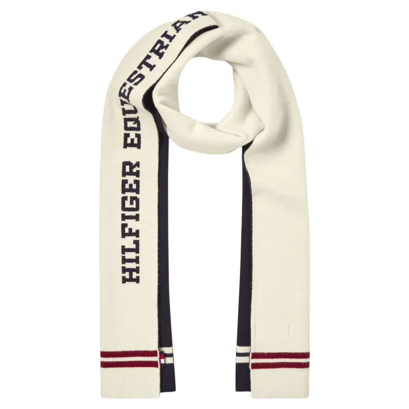 Tommy Hilfiger Vanderbilt Knitted Scarf - Ecru
