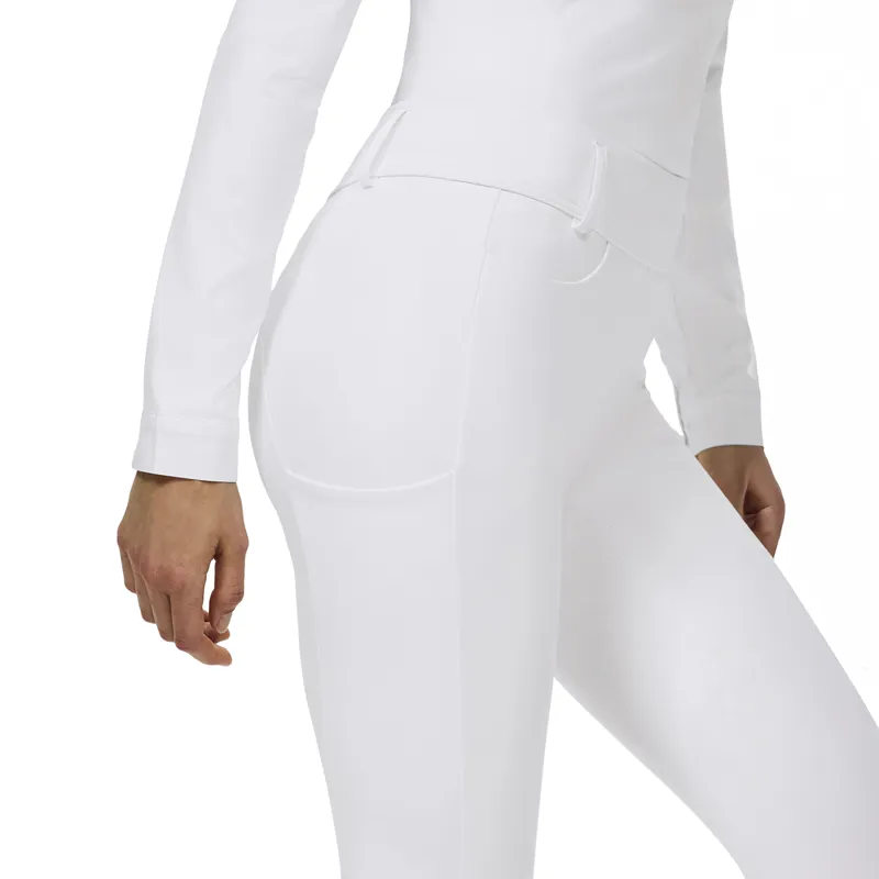 Tommy Hilfiger Vermont Womens Full Grip Breeches - Optic White-5