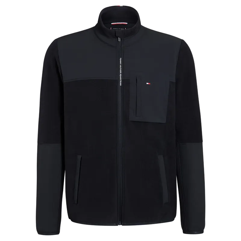 Tommy Hilfiger Woodstock Mens Fleece Jacket - Desert Sky-3