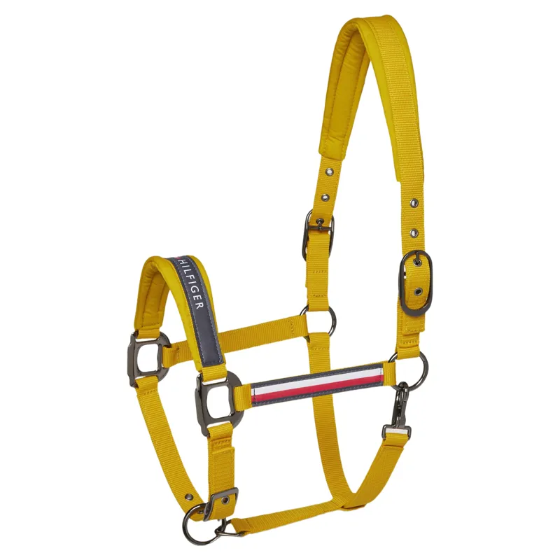 Tommy Hilfiger Yale Headcollar and Lead Rope Set - Mustard Pre-Order-1