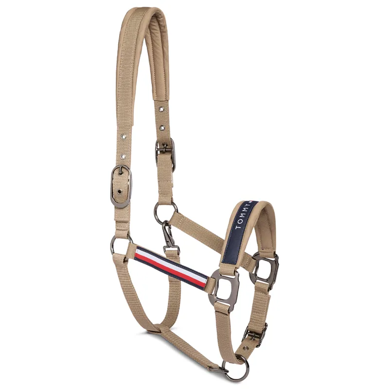Tommy Hilfiger Yale Headcollar and Lead Rope Set - Taupe-2