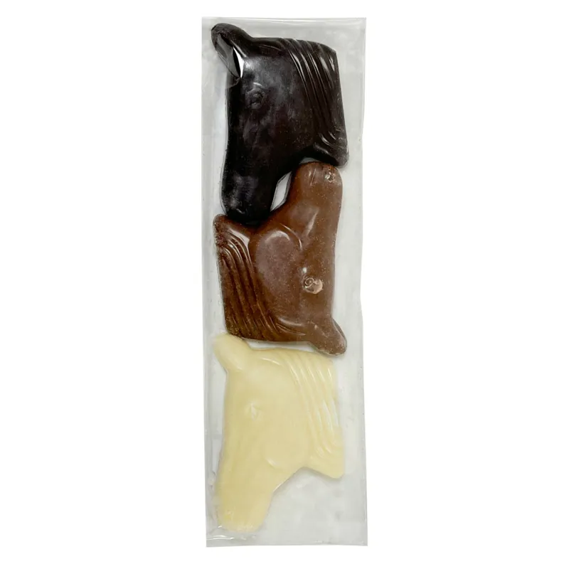 Trenance Chocolate Horse Heads 3 Pack