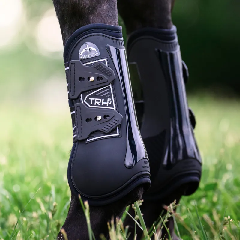 Veredus TRPro H5 Front Tendon Boots - Black-4