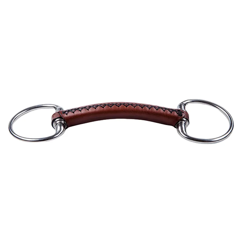 TRUST Equestrian Leather Eggbutt Bit