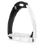 Tech Venice Sloped M Medium Safety Stirrups - Black/Silver