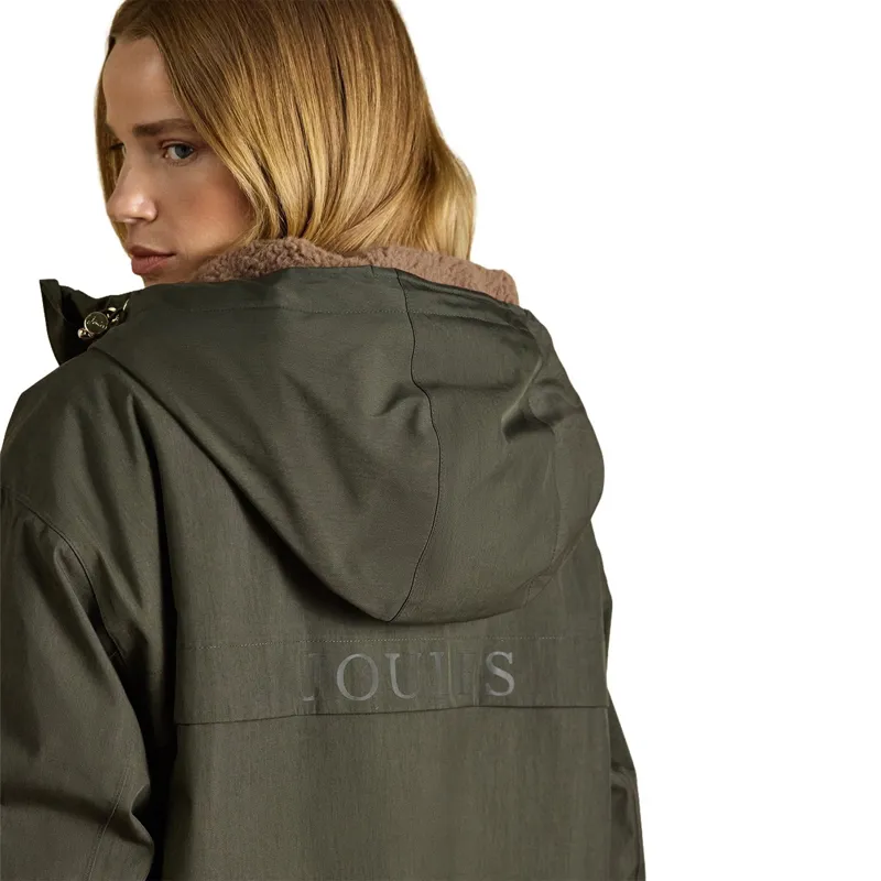 Joules Coverall Oversized Womens Waterproof Coat - Green/Green-9