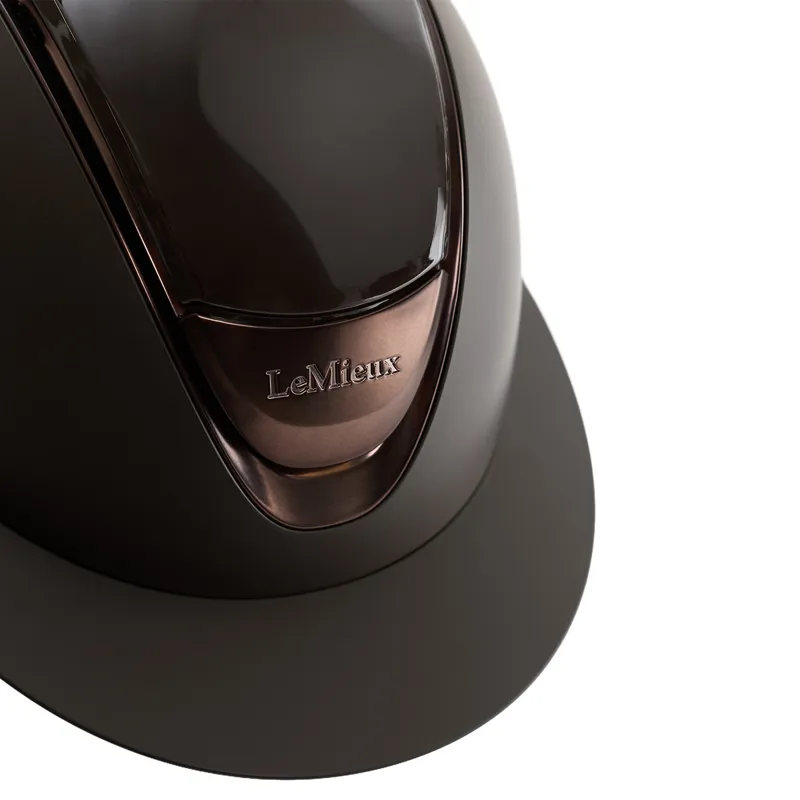 LeMieux Verv Helmet Panel - Gloss Brown-2