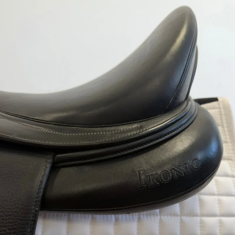 Ikonic Proline Dressage Saddle - Black 17.5 in -2