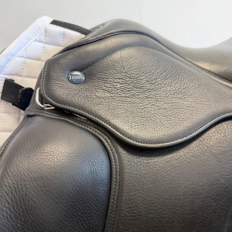Ikonic Light Hybrid Dressage Saddle - Black 17in -3