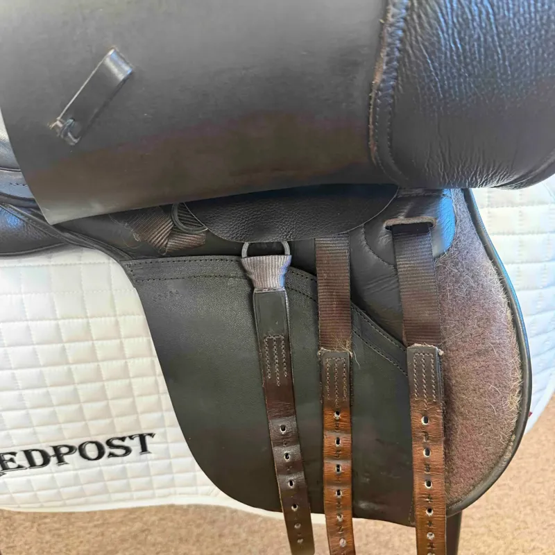 Kent and Masters Cob General Purpose Saddle - Brown 17in-7