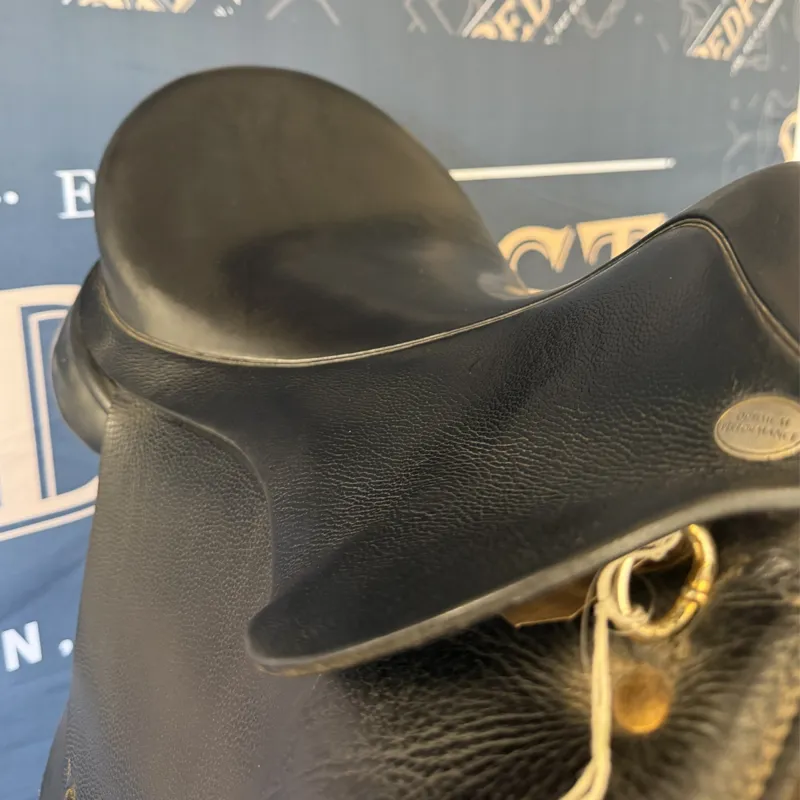 Optimum Performance Dressage Saddle - Black 18in MW-5