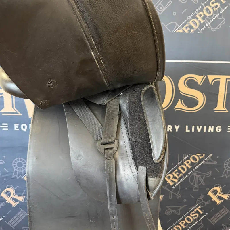 Optimum Performance Dressage Saddle - Black 18in MW-8