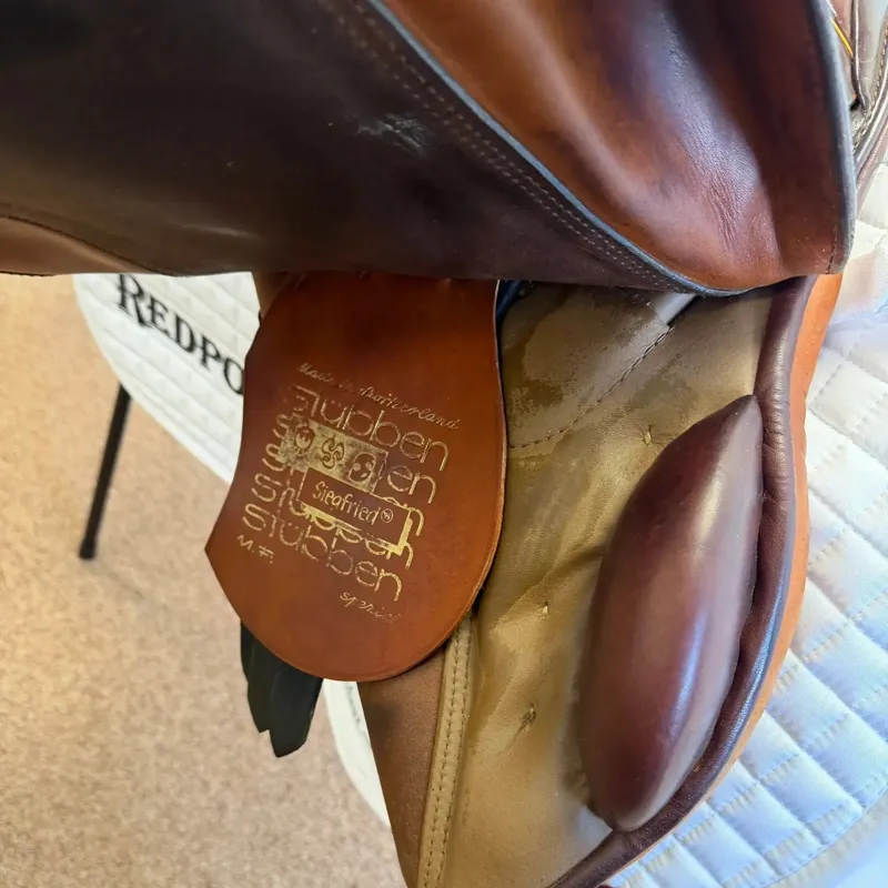 Stubben Siegfired Special CS Jump Saddle - Havana 17.5 31 Wide-10