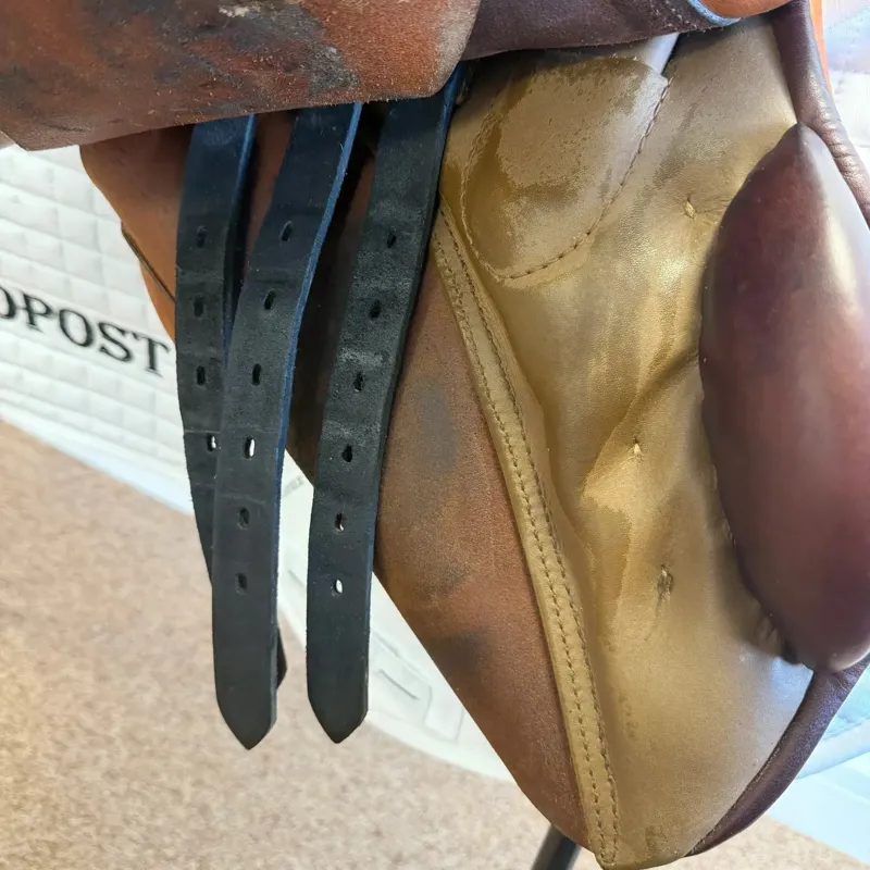 Stubben Siegfired Special CS Jump Saddle - Havana 17.5 31 Wide-9