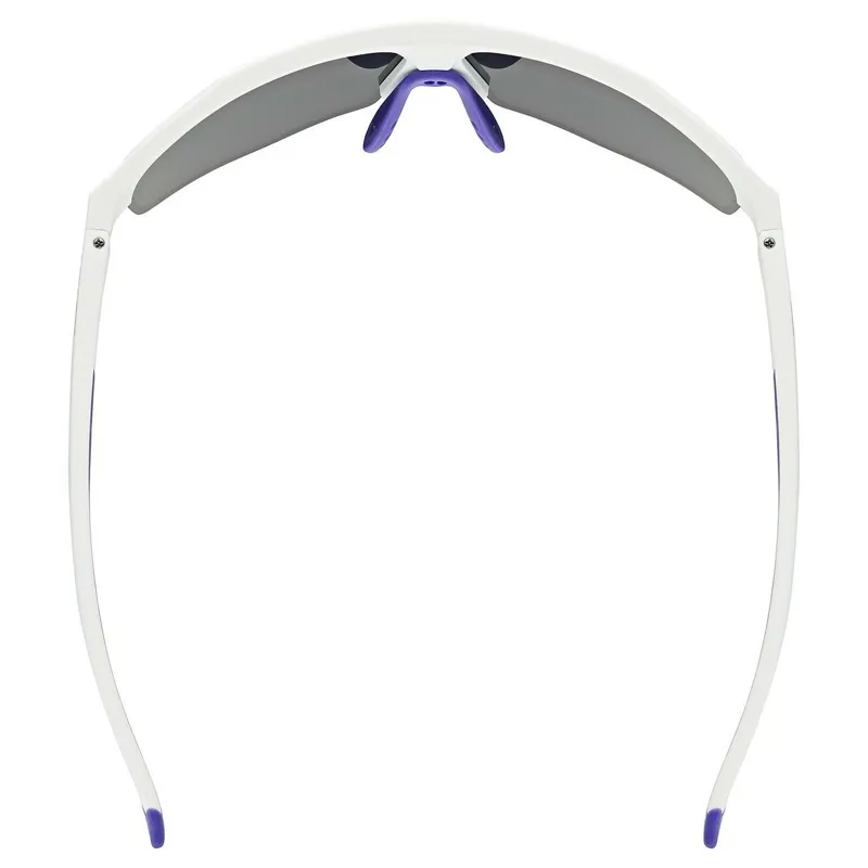 Uvex Axos Set Sunglasses - Matt White/Mirror Purple-6