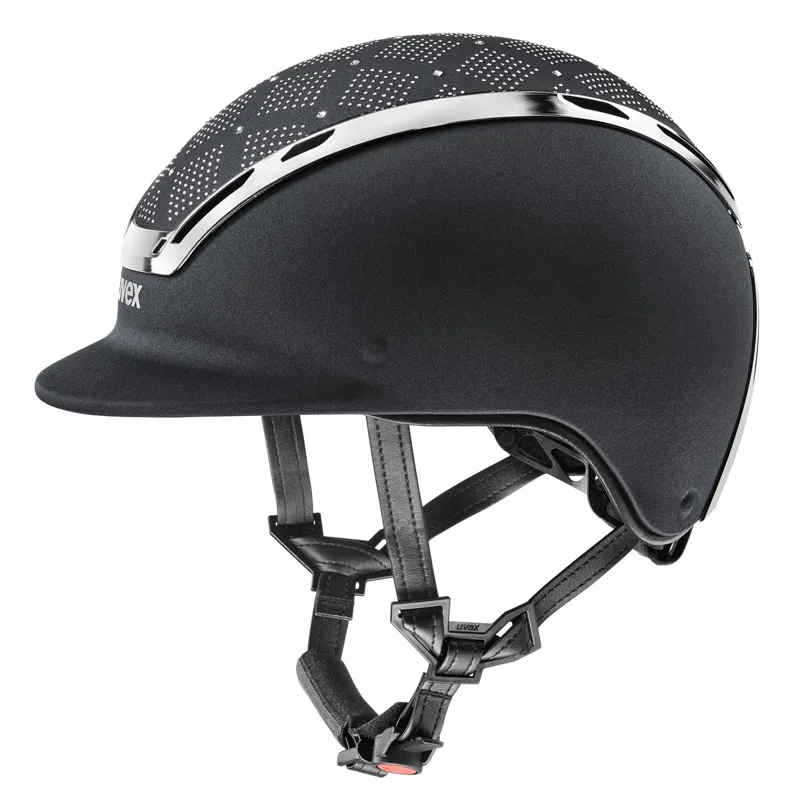 Uvex Exxeed Jewel Riding Hat - Black