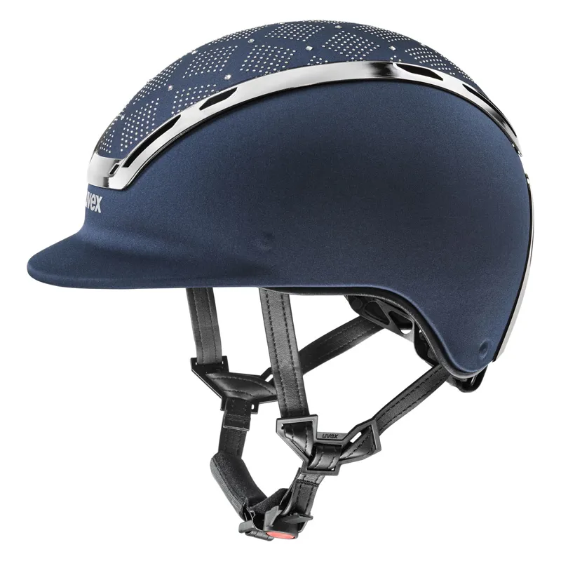 Uvex Exxeed Jewel Riding Hat - Navy