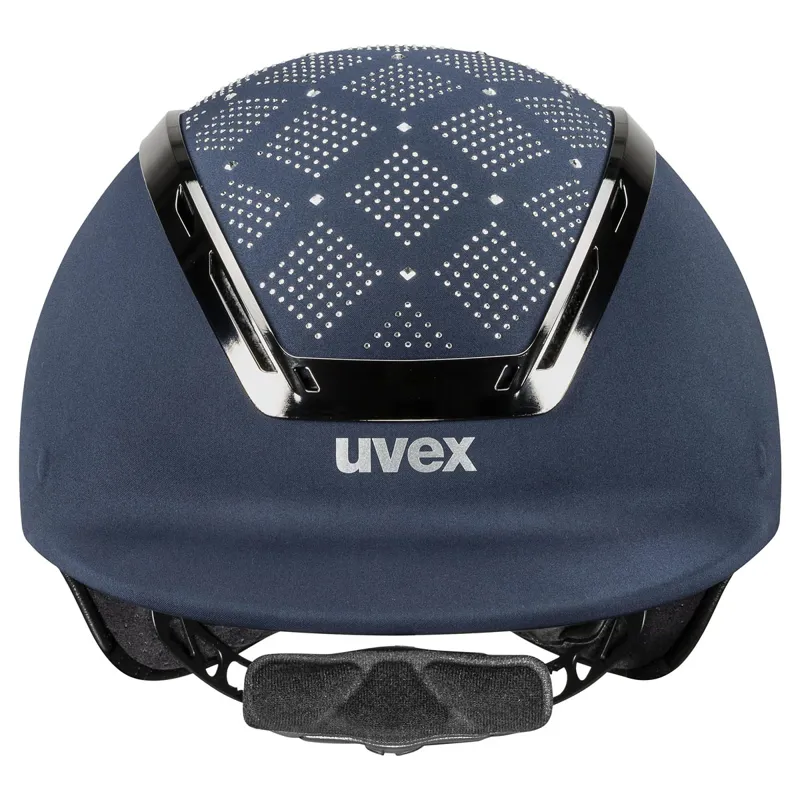 Uvex Exxeed Jewel Riding Hat - Navy-2