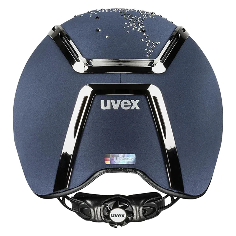 Uvex Diamond Active Riding Hat - Navy-4