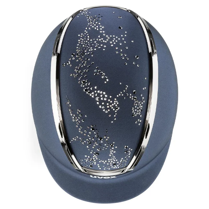 Uvex Diamond Active Riding Hat - Navy-1