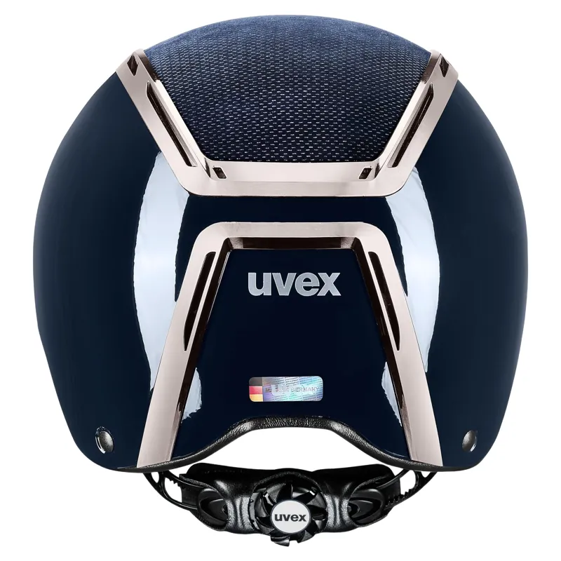 Uvex Exxeed Elegance Riding Hat - Navy-3