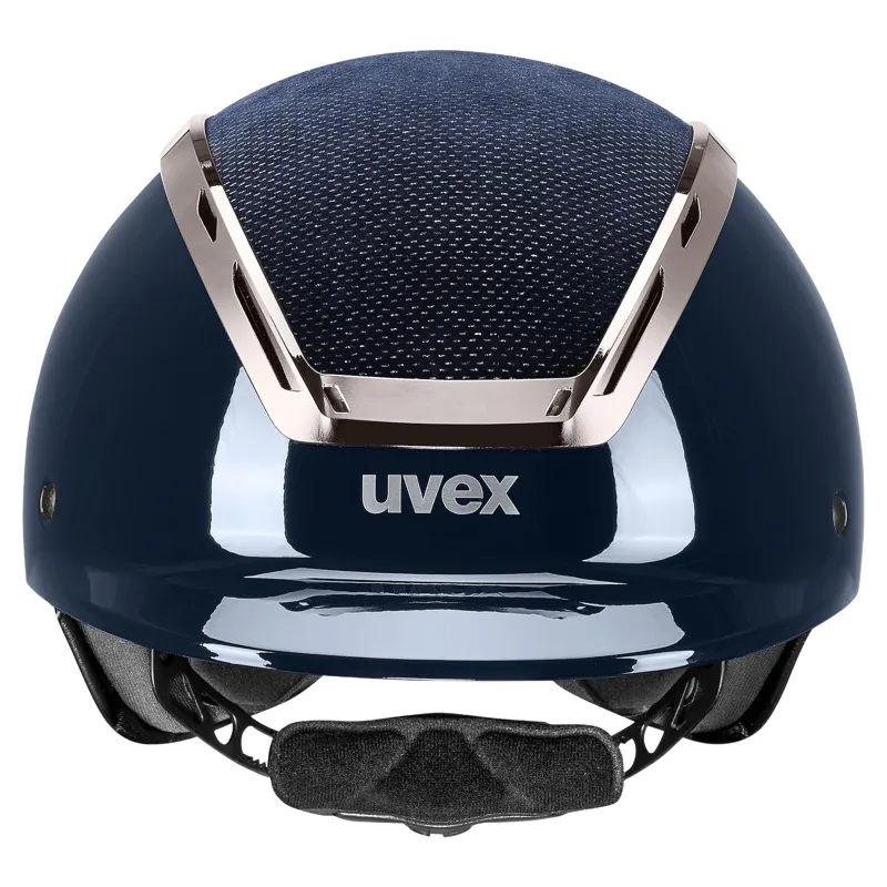 Uvex Exxeed Elegance Riding Hat - Navy-2
