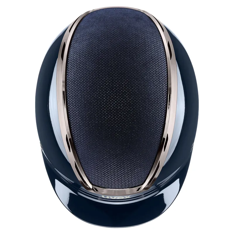 Uvex Exxeed Elegance Riding Hat - Navy-1