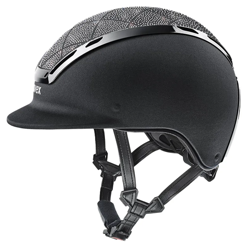 Uvex Exxeed Flash Riding Hat - Black