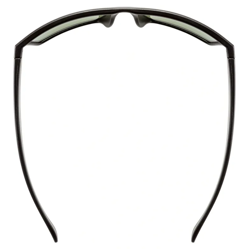 Uvex LGL 29 Sunglasses - Matt Black/Mirror Green-3
