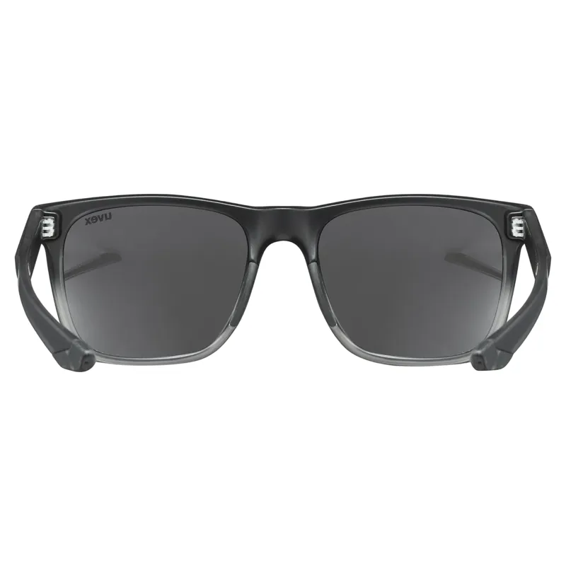 Uvex LGL 42 Sunglasses - Black Transparent/Mirror Silver-4