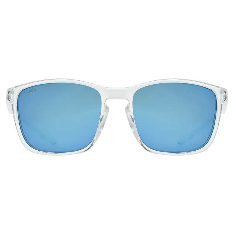 Uvex LGL 52 Sunglasses - Clear/Mirror Blue-2