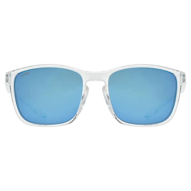 Uvex LGL 52 Sunglasses - Clear/Mirror Blue-1