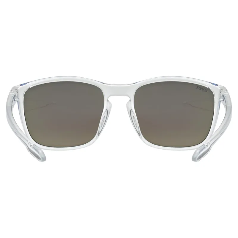 Uvex LGL 52 Sunglasses - Clear/Mirror Blue-6