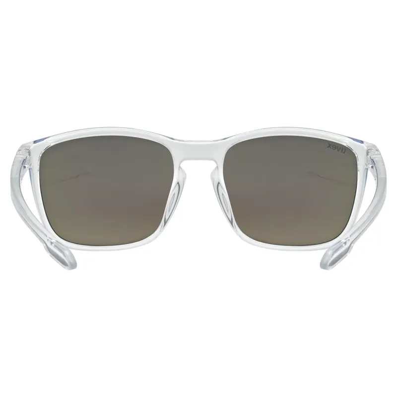 Uvex LGL 52 Sunglasses - Clear/Mirror Blue-4