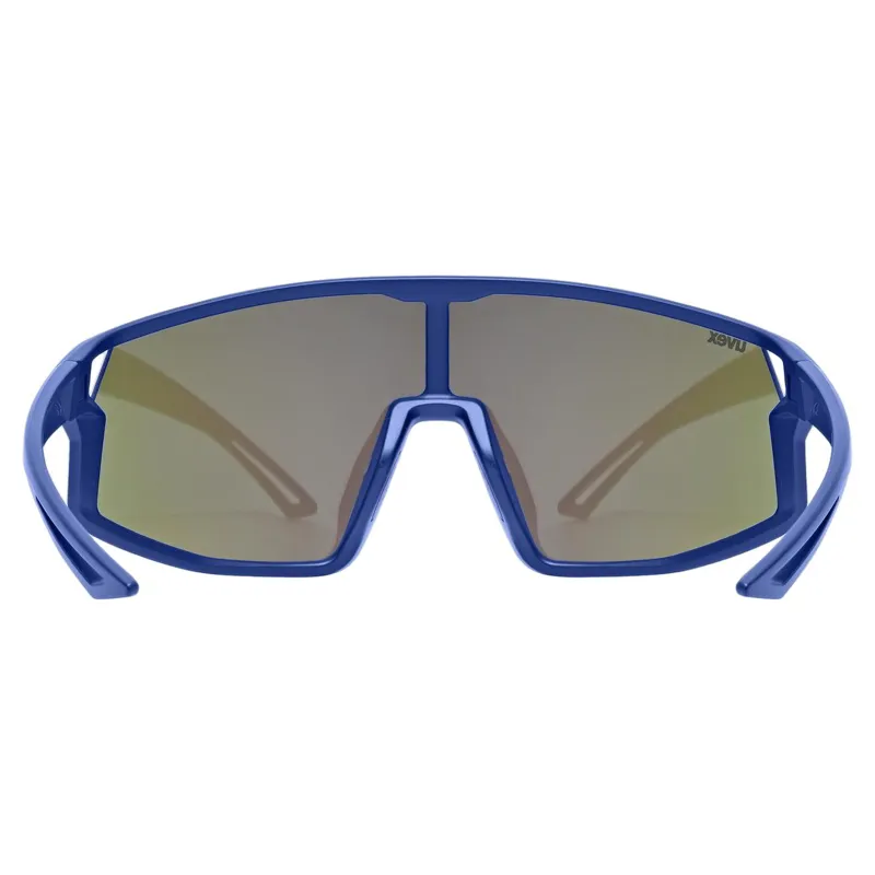 Uvex Skyryse Junior Sunglasses - Matt Blue/Mirror Green-5